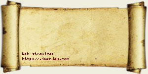 Večerinka Simidžić vizit kartica